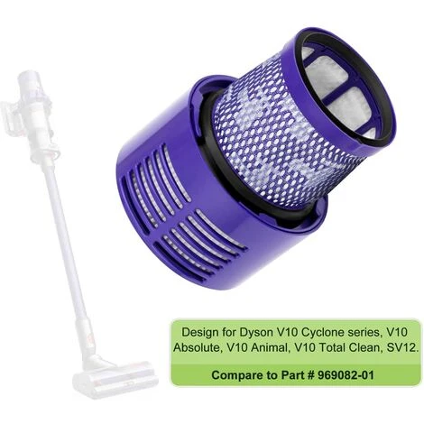STOMO Lot De 4 Filtres Pour Dyson V10 Motorhead Cyclone Animal Absolute SV12 Aspirateur Accessoire Sans Fil Remplace # DY-969082-01 2 STOMO Lot De 4 Filtres Pour Dyson V10 Motorhead Cyclone Animal Absolute SV12 Aspirateur Accessoire Sans Fil Remplace # DY-969082-01 â Image 2
