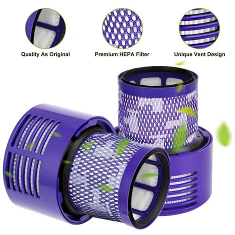 STOMO Lot De 4 Filtres Pour Dyson V10 Motorhead Cyclone Animal Absolute SV12 Aspirateur Accessoire Sans Fil Remplace # DY-969082-01 4 STOMO Lot De 4 Filtres Pour Dyson V10 Motorhead Cyclone Animal Absolute SV12 Aspirateur Accessoire Sans Fil Remplace # DY-969082-01 â Image 4