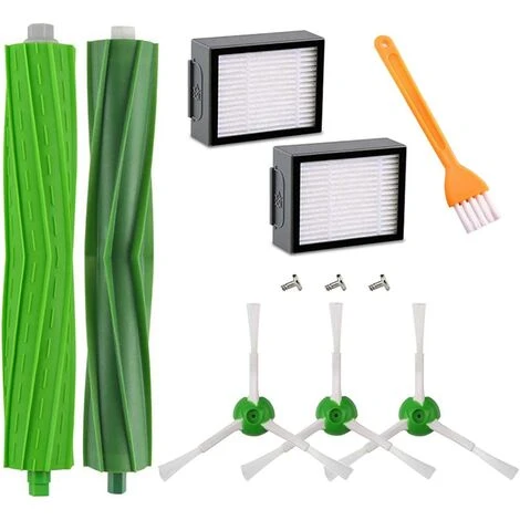 STOMO Pièces Accessoires Compatible Pour IRobot Roomba E5 E6 E7 I7 I7+ I8 I8+ J7 J7+ I6 I6+ I4 I4+ I3 I3+ Aspirateur, Remplaçant Filtres Et Brosses Kit Pour Aspirateur Robot - 11pcs 1 STOMO Pièces Accessoires Compatible Pour IRobot Roomba E5 E6 E7 I7 I7+ I8 I8+ J7 J7+ I6 I6+ I4 I4+ I3 I3+ Aspirateur, Remplaçant Filtres Et Brosses Kit Pour Aspirateur Robot - 11pcs