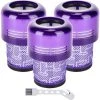 STOMO Lot De 3 Filtres Pour Dyson Aspirateur V11 Absolute Extra Pro Animal Torque Drive V15 Detect Remplace # 970013-02