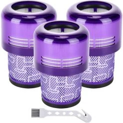 STOMO Lot De 3 Filtres Pour Dyson Aspirateur V11 Absolute Extra Pro Animal Torque Drive V15 Detect Remplace # 970013-02