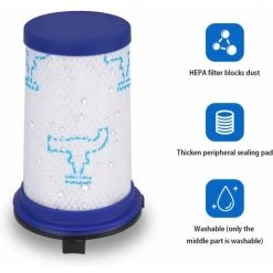 NAXUNNN Filtre De Remplacement Pour Aspirateur Rowenta Air 360 RH9037 RH9038 RH9039 RH9051WO RH9057WO RH9086WO (Alternative Au ZR009001) -Aspirateur et sac Soldes 64014456 4