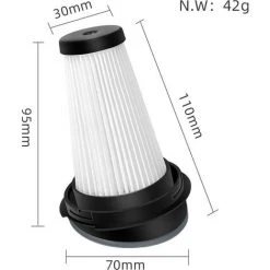 TINOR Filtre De Rechange Multicolore Pour Aspirateur Balais X-Pert 160 ZR005202（2 Pcs） -Aspirateur et sac Soldes 64028651 3