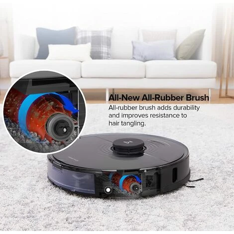 Roborock S7 Aspirateur Robot Puissant 2500Pa Robot LiDAR Navigation - APP-Noir 4 Roborock S7 Aspirateur Robot Puissant 2500Pa Robot LiDAR Navigation - APP-Noir – Image 4