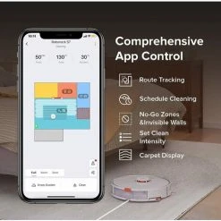 Roborock S7 Aspirateur Robot Puissant 2500Pa Robot LiDAR Navigation - APP- Blanc -Aspirateur et sac Soldes 64399364 3