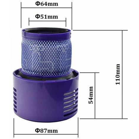 THSINDE Unite De Filtre Lavable Pour Dyson V10 Sv12 Aspirateur De Nettoyage Total Absolue Animaux Cyclone T02Da 2 THSINDE Unite De Filtre Lavable Pour Dyson V10 Sv12 Aspirateur De Nettoyage Total Absolue Animaux Cyclone T02Da – Image 2