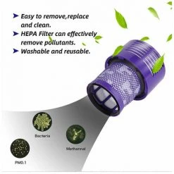 THSINDE Unite De Filtre Lavable Pour Dyson V10 Sv12 Aspirateur De Nettoyage Total Absolue Animaux Cyclone T02Da 7 THSINDE Unite De Filtre Lavable Pour Dyson V10 Sv12 Aspirateur De Nettoyage Total Absolue Animaux Cyclone T02Da -Aspirateur et sac Soldes 65441431 3