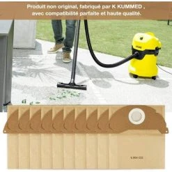 OSQI Lot De 10 Sacs D’aspirateur Pour Karcher 6.904-322.0 7 OSQI Lot De 10 Sacs D’aspirateur Pour Karcher 6.904-322.0 -Aspirateur et sac Soldes 65500860 3