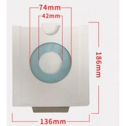 ELLE Lot De 2 Sacs D'aspirateur Pour Aspirateur Festool CT36E CT CTM26 -Aspirateur et sac Soldes 65532970 3