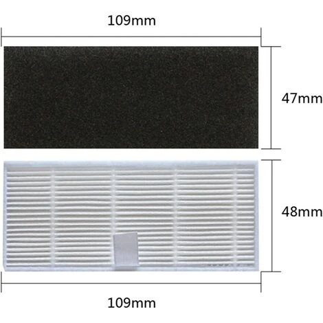 STOMO Kit D'Accessoires Pour Proscenic 850T Avec 2 Brosse Principale 4 Filtre Hepa 6 Brosse Latérale 4 Chiffon De Vadrouille 3 STOMO Kit D'Accessoires Pour Proscenic 850T Avec 2 Brosse Principale 4 Filtre Hepa 6 Brosse Latérale 4 Chiffon De Vadrouille – Image 3