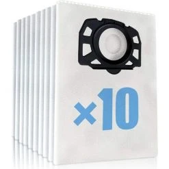 10 Pcs Sac Aspirateur Kärcher WD4 WD5 WD6 WD4 Premium WD5 Premium Sac Kärcher MV4, MV5 Et MV6 Sacs Filtrants De Poussière Adélala