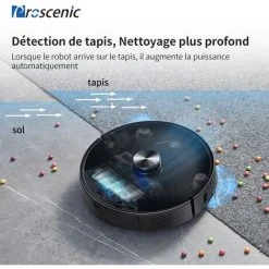 PROSCENIC M7 PRO Aspirateur Robot Intelligent 2 En 1 Avec Collecteur Automatique De Poussières Aspiration Et Lavage Navigation Laser -Aspirateur et sac Soldes 66543026 4