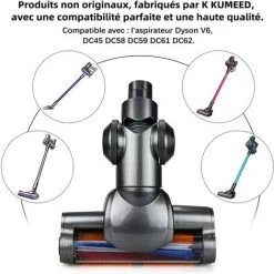 EINEMGELD Brosse De Remplacement Pour Aspirateur Dyson DC45 DC58 V6 DC61 DC62 Brosse électrique Pour Dyson 7 EINEMGELD Brosse De Remplacement Pour Aspirateur Dyson DC45 DC58 V6 DC61 DC62 Brosse électrique Pour Dyson -Aspirateur et sac Soldes 66558609 3