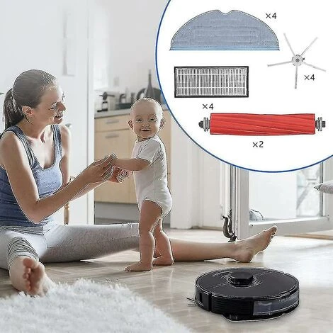 DONTODENT Accessoires Pour Robot Roborock S7 S7 + S7 Plus S7 Max T7s T7s Plus - Ssxjv 3 DONTODENT Accessoires Pour Robot Roborock S7 S7 + S7 Plus S7 Max T7s T7s Plus - Ssxjv – Image 3