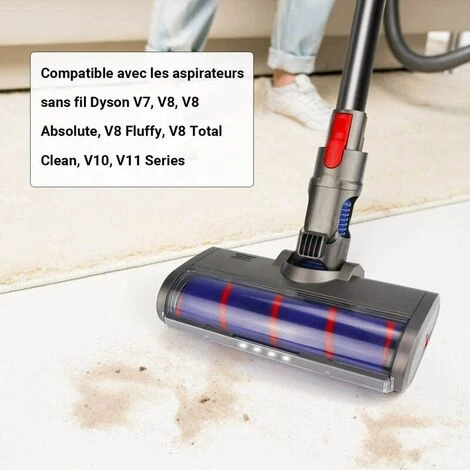 QERSTA Brosse De Remplacement Pour Aspirateur Dyson V7 V8 V10 V11 Cleaner Brosse Compatible Avec Dyson V7 V8 V10 V11 Série 5 QERSTA Brosse De Remplacement Pour Aspirateur Dyson V7 V8 V10 V11 Cleaner Brosse Compatible Avec Dyson V7 V8 V10 V11 Série – Image 5