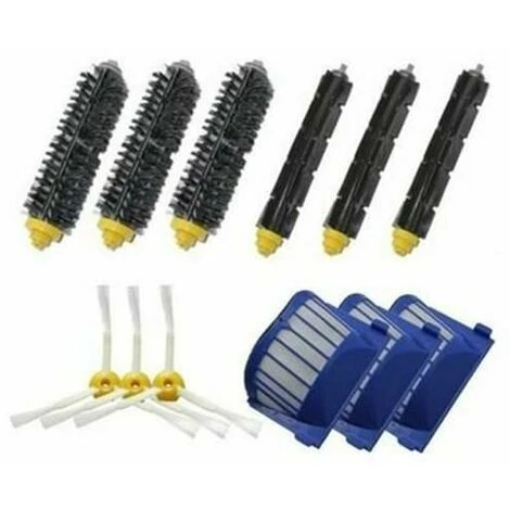 Cisea Kit De 3 Paire De Extracteur Brosse +3 Garde Filtre + 3 Brosse Latérale Pour IRobot Roomba Série 600(595 620 630 650 660) 1 Cisea Kit De 3 Paire De Extracteur Brosse +3 Garde Filtre + 3 Brosse Latérale Pour IRobot Roomba Série 600(595 620 630 650 660)