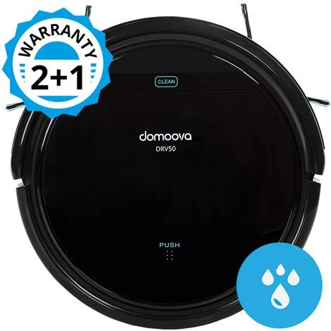 Robot Aspirateur Et Laveur DOMOOVA DRV50 - Black 2 Robot Aspirateur Et Laveur DOMOOVA DRV50 - Black – Image 2