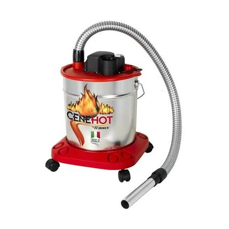 RIBIMEX Aspirateur Pour Cheminée Et Poele 800W Cendre Froide Ou CHAUDES